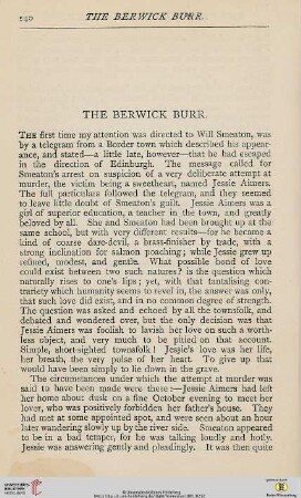 The Berwick burr