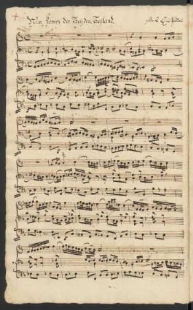 Nun komm der Heiden Heiland; org; g-Moll; BWV 659