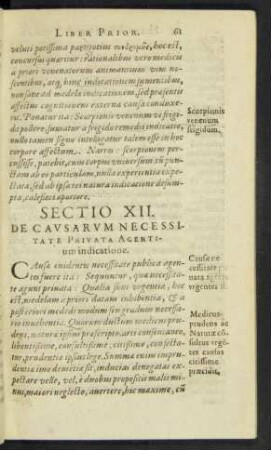 Sectio XII.