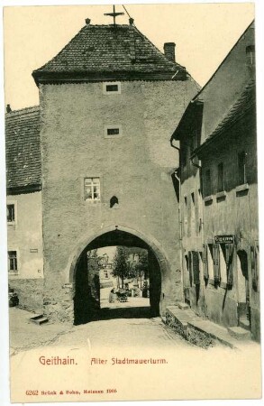 Geithain. Alter Stadtmauerturm