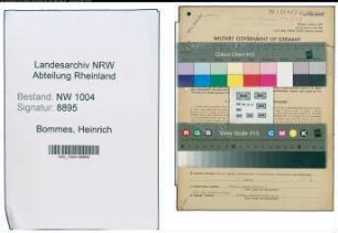 Entnazifizierung Heinrich Bommes , geb. 18.09.1903 (Kaufm.Angestellter)