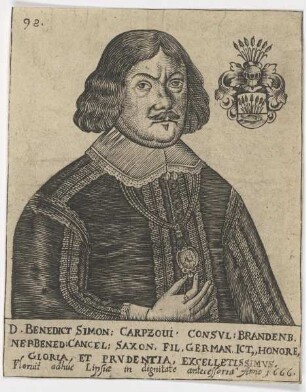 Bildnis des Benedict Simon Carpzoui