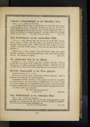 Lebhaftere Infanterietätigkeit an der italienischen Front.