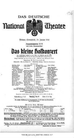 Das kleine Hofkonzert