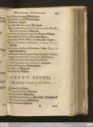 Caput CXXXIII.