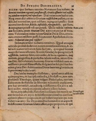 Oratio De Synodo Nationali Dordracena