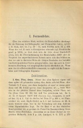 Über die Latinität der Briefe des L. Munatius Plancus an Cicero