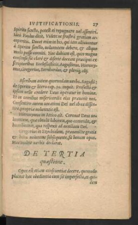 De Tertia quaestione.