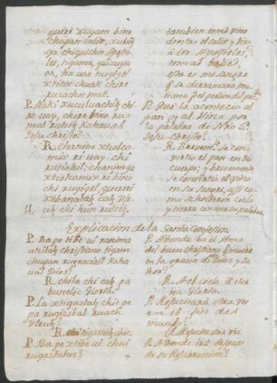 Explicación de la santa confesión