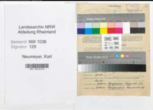 Entnazifizierung Karl Neumeyer , geb. 27.10.1892 (Bauarbeiter)