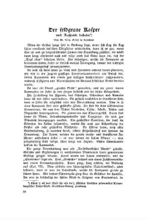 Der feldgraue Kasper : und Rasperle daheim