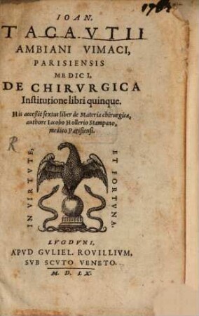 De chirurgica institutione libri 5