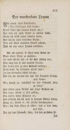 Der wunderbare Traum