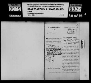 Schuldenwesen der Teilgemeinde Markertshofen, Gemeindebezirk Gründelhardt