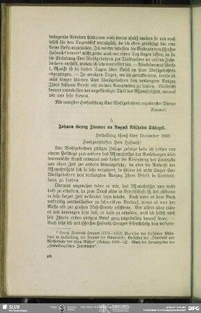 Johann Georg Zimmer an August Wilhelm von Schlegel, Heidelberg, 06.12.1808