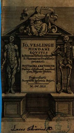 Syntagma anatomicum ...