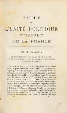 Histoire de l'unité politique et territoriale de la France, 2