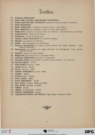 Textilien (Nr. 129-160)