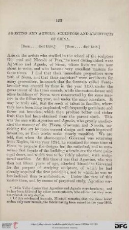 Agostino and Agnolo, sculptors and architects of Siena