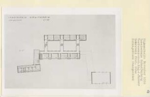 Inselschule Scharfenberg, Berlin-Tegel (Diplomarbeit bei Karl Wilhelm Ochs): Grundriss Obergeschoss 1:200