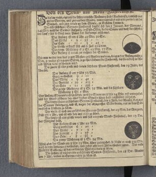 Von den Sonn- und Mond-Finsternissen.