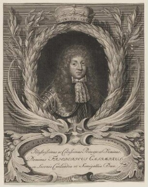 Bildnis des Friedericus Casimirus, Herzog von Curland