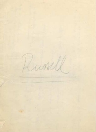 Nombre propio, Russell