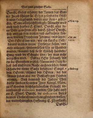 Dreyfacher Schwedischer LorBeer Krantz vnd Triumphirende Sieges Krohne von Des Durchläuchtigsten Großmächt. Fürsten vnd Herrn Gustavi Adolphi ... Großmächtigen Heldenthaten, glücklichen expeditionen, vnd ... glorwürdigsten Victorien, geflochte[n] vnd zugerichtet : [Aus war- und glaubhafften Historien, Vrkunden vnd Berichten mit sonderm Fleiß trewlich zusammen bracht], 3,1. Josua Et Hiskias Confoederati, Das ist: Dreyfachen Schwedischen LorBeer-Krantzes Vnd Triumphirender Siegs Krone Dritter Theil ... ; Das Erste Buch ...