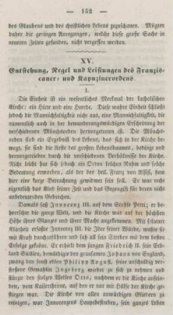 152-164 Entstehung, Regel und Leistungen des Franziscaner- und Kapuzinerordens