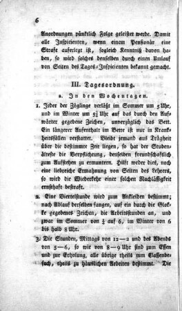 a. In den Wochentagen