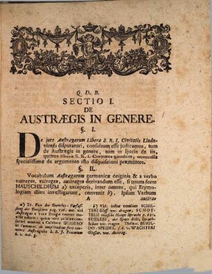 Disp. inaug. iur. de austraegis liberae Sacri Romani Imperii civitatis Lindaviensis
