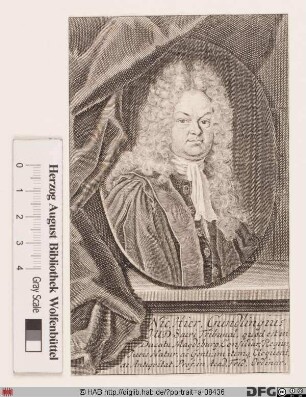 Bildnis Nicolaus Hieronymus Gundling