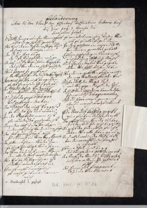 Erklärungen und Erläuterungen