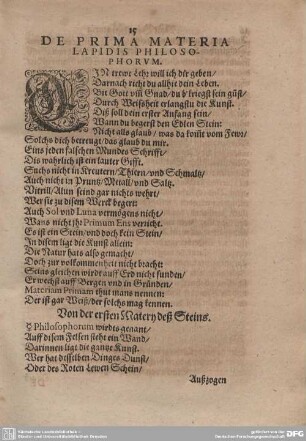 DE PRIMA MATERIA LAPIDIS PHILOSOPHORUM.