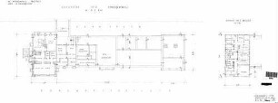 Bad Friedrichshall-Jagstfeld: Empfangsgebäude Grundrisse UG,2.OG