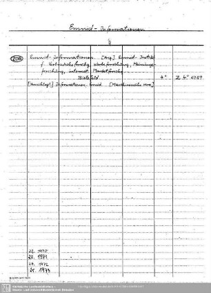 Emnid-Informationen