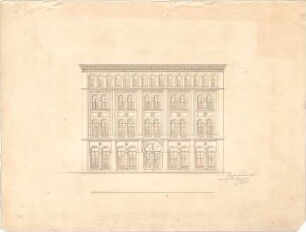 Reiffenstuel, Michael; Öffentliches Gebäude - Aufriss