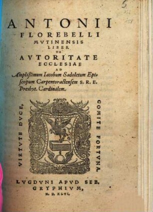 De auctoritate Ecclesiae