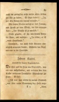 Zehntes Kapitel. Tornschilds fernere Begebenheiten.