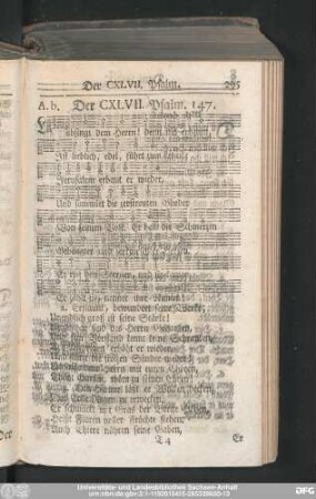 Der CXLVII. Pslam. 147.