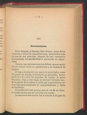 XIV Revelaciones.