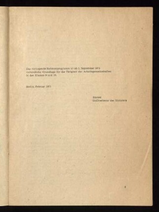 Das vorliegende Rahmenprogramm ...