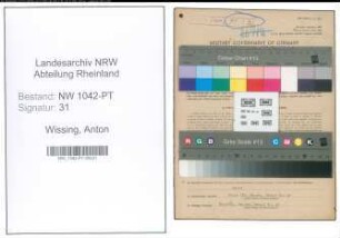 Entnazifizierung Anton Wissing , geb. 14.09.1891 (Posthalter)