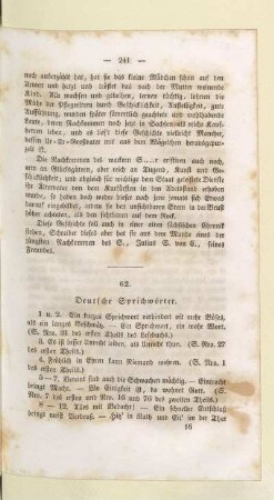 62. Deutsche Sprichwörter