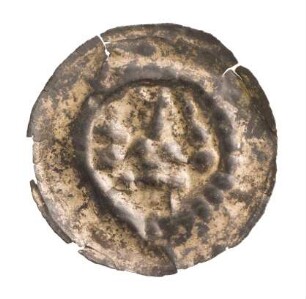 Münze, Pfennig, Brakteat, um 1300