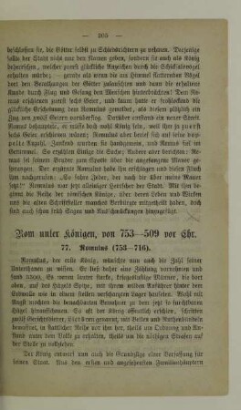 Rom unter Königen, von 753-509 vor Chr.