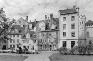 Wohnhäuser Meistaru iela 19, 21, 23 (Kleine Schmiedestraße) in Riga