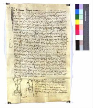 Notariatsinstrument des Benignus Schick: "Instrumentum acceptationis Domini Joannis Georgii de Zedwiz". (Altrep. S. 15)