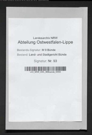 Erblasser: Oberschelp, Johann Heinrich; Erblasser: Oberschelp, Anne Marie Elisabeth, geb. Meyer: