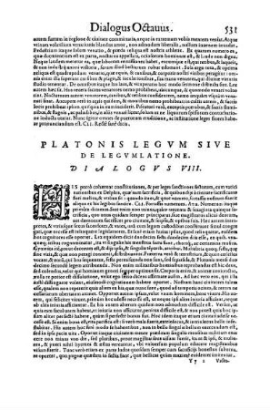 Dialogus VIII